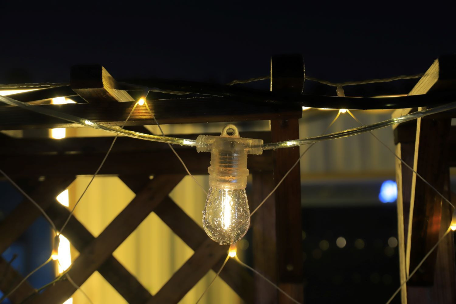 Transparent luminous wire (replaceable).