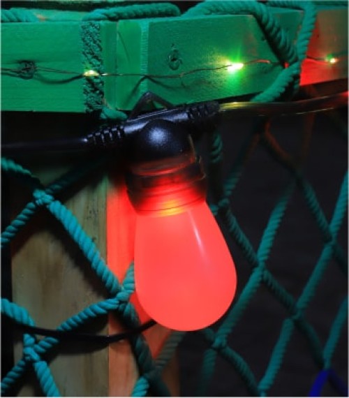Outdoor RGB solar string lights