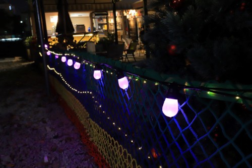 Outdoor RGB solar string lights